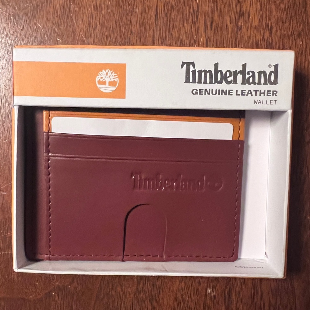 NWT Timberland Genuine Leather Wallet - Picture 2 of 2